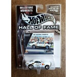 Hot Wheel '67 CAMARO White HALL OF FAME MILESTONE MOMENTS Diecast DD REAL RIDERS